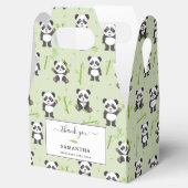Cute Panda Bear Bamboo Kawaii Animals Pattern フェイバーボックス (オープン)