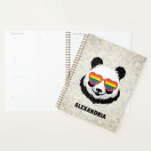 Cute Panda Bear | Rainbow | LGBTQ プランナー手帳 (ディスプレー)