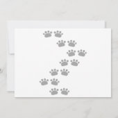 Cute Panda Boy and Girl Joint Birthday  招待状 (裏面)