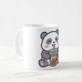 Cute Panda Bubble Tea Classic Mug コーヒーマグカップ (正面左)