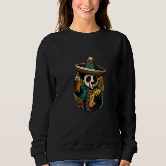 Cute Panda Eating Tacos Mexican Panda Bear Taco スウェットシャツ
