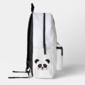 Cute Panda Face Personalized – Custom Name プリントバックパック (左)