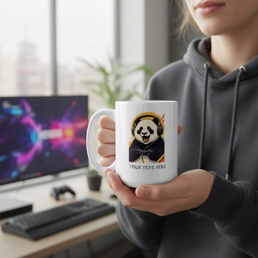 Cute Panda Gamer | Funny Gaming Animal Gift コーヒーマグカップ