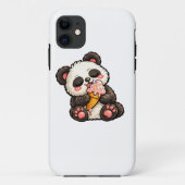 Cute Panda Ice Cream Case-Mate iPhoneケース (裏面)
