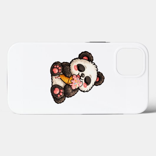 Cute Panda Ice Cream Case-Mate iPhoneケース (裏面 (横))