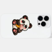 Cute Panda Ice Cream Case-Mate iPhoneケース (裏面 (横))