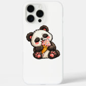 Cute Panda Ice Cream Case-Mate iPhoneケース (裏面)