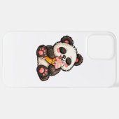 Cute Panda Ice Cream iPhoneケース (裏面横)