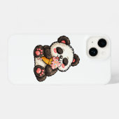 Cute Panda Ice Cream iPhoneケース (裏面横)