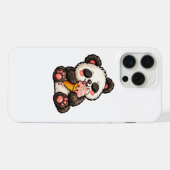 Cute Panda Ice Cream iPhoneケース (裏面横)