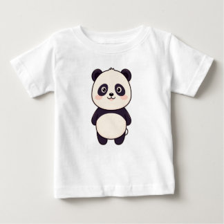 Cute Panda Kids T-Shirt – Adorable Animal Design ベビーTシャツ