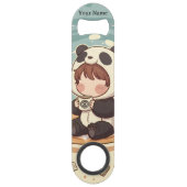 Cute Panda Magnetic Bottle Opener スピード栓抜き (裏面)