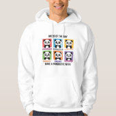 Cute Panda Mood of the Day Hoodie パーカ (正面)