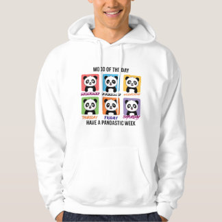 Cute Panda Mood of the Day Hoodie パーカ