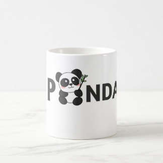 Cute Panda mug- Adorable black and white mug コーヒーマグカップ