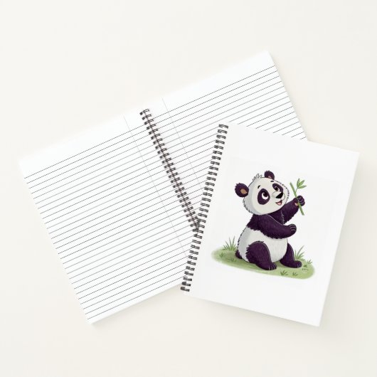 Cute Panda Notebook | Dream Quill ノートブック (内部)