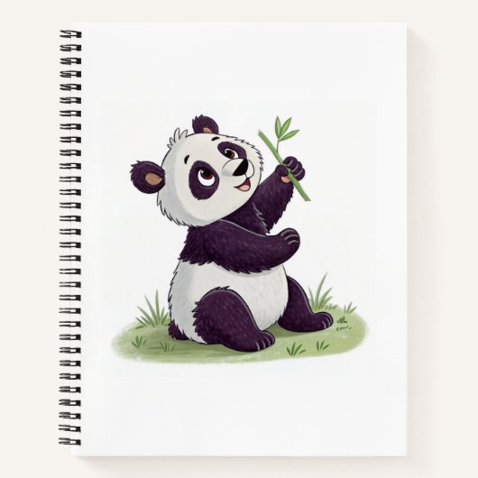 Cute Panda Notebook | Dream Quill ノートブック (正面)