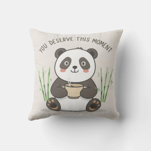 Cute Panda Pillow クッション (裏面)