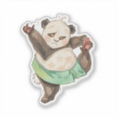 Cute Panda Scrapbook Sticker | Ballet Cartoon シール (正面)