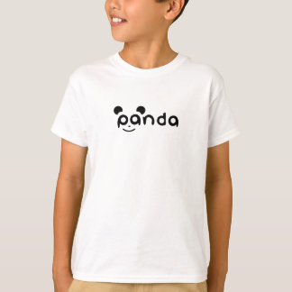Cute Panda Smile Kids T-Shirt | Funny Animal Carto Tシャツ