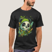 Cute Panda Splash Animal Face  Splash Paint Graphi Tシャツ (正面)