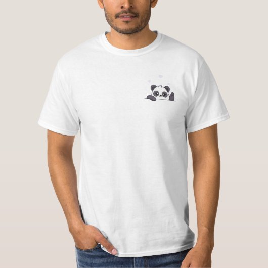 Cute Panda T-Shirt Tシャツ (正面)