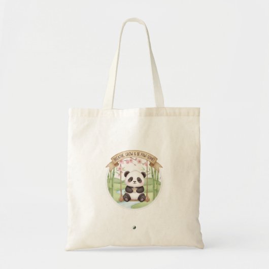 Cute Panda Tote Bag トートバッグ (正面)