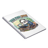 Cute Panda Work From Home   ノートブック (右側)