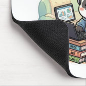 Cute Panda Work From Home   マウスパッド (コーナー)