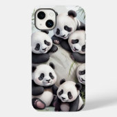Cute Pandas Group Photo Case-Mate iPhoneケース (裏面)