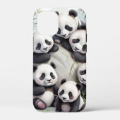 Cute Pandas Group Photo Case-Mate iPhoneケース (裏面)