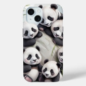 Cute Pandas Group Photo Case-Mate iPhoneケース (裏面)