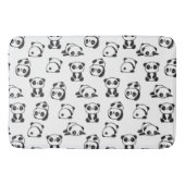 Cute Pandas Pattern  バスマット (正面)