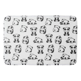Cute Pandas Pattern  バスマット