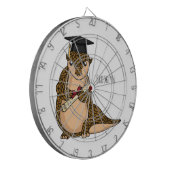 Cute pangolin graduating cartoon  ダーツボード (正面左)