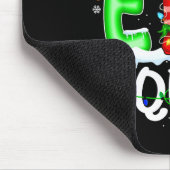 Cute Para Elf Squad Funny Christmas Elf Kids Teach マウスパッド (コーナー)