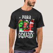 Cute Para Elf Squad Funny Christmas Elf Kids Teach Tシャツ (正面)