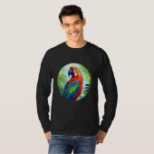Cute Parrot Bird Parrot Motif Birds Parrot Design Tシャツ (正面フル)