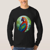 Cute Parrot Bird Parrot Motif Birds Parrot Design Tシャツ (正面)
