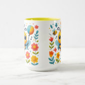 Cute Party Bee Ceramic Mug マグカップ (中央)