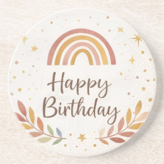 | Cute Party Drink Coaster | Kids Birthday Decor | コースター