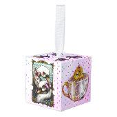 Cute Pastel キューブオーナメント (正面アングル)