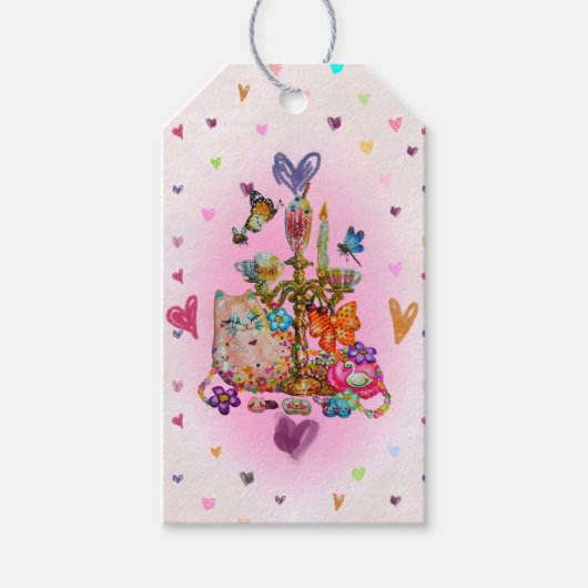 Cute Pastel ギフトタグ (正面)