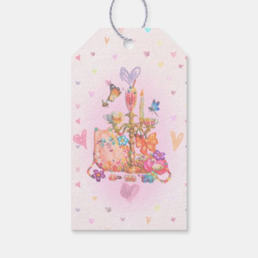 Cute Pastel ギフトタグ (裏面)