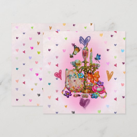 Cute Pastel シーズンカード (正面/裏面)