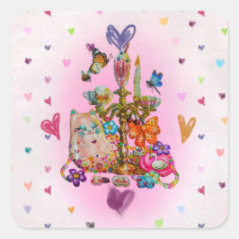 Cute Pastel スクエアシール