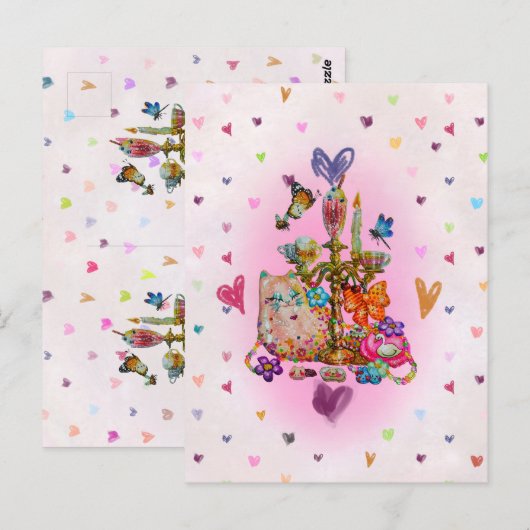 Cute Pastel ポストカード (正面/裏面)