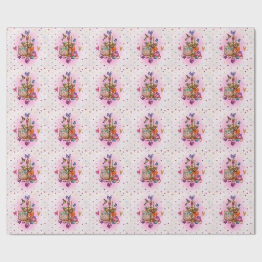 Cute Pastel ラッピングペーパー (フラット)