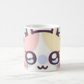 Cute Pastel Aesthetic Coffee Cup. コーヒーマグカップ (中央)