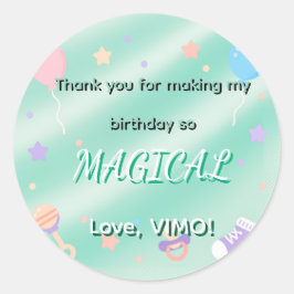 Cute Pastel Aesthetic Stickers  ラウンドシール